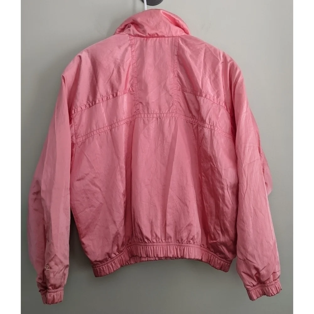 Vintage 80's Head Sportswear Pink Nylon Windbreaker Medium - Picture 2 of 9